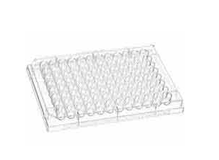 [0065-P96UV] Clear Flat-Bottom 96-Well UV Plate, Nonsterile, with Lid, for OD Assays at >230nm.