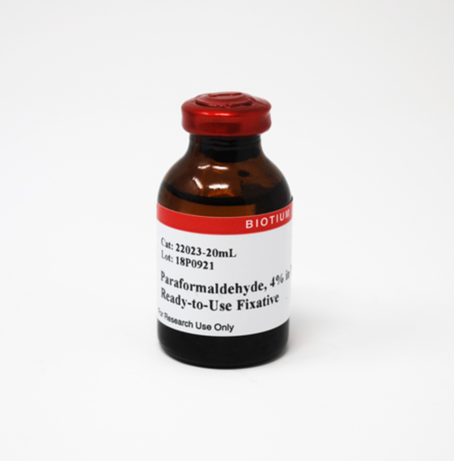 [0037-22023] Paraformaldehyde, 4% in PBS,  Ready to use Fixative, 5x20ml