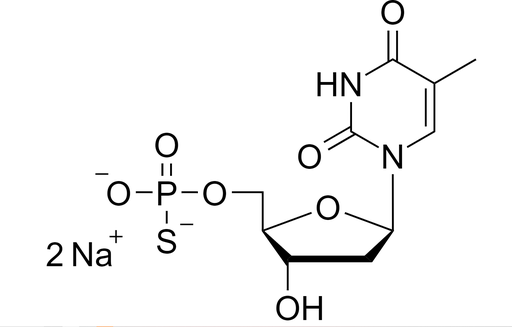 [1013-T004-05] Thymidine-5'-O-monophosphorothioate (5'TMPS), sodium salt - 5 umol (~1.6 mg)