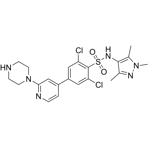 [0804-HY-103056-1MG] DDD85646 (inhibitor of Trypanosoma brucei N-myristoyltransferase) - 1 mg